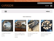 Tablet Screenshot of capocchi.com.au